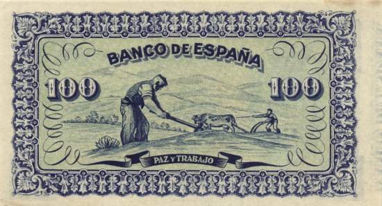 100 Pesetas 1937